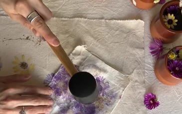 Atelier d'impression végétale