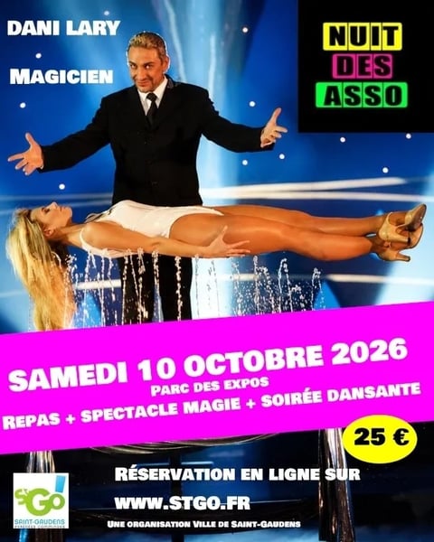 Nuit des asso avec Dani Lary