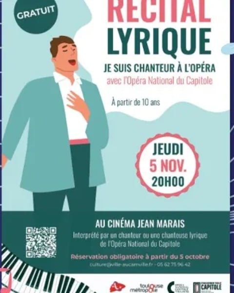 Récital lyrique avec un chanteur de l'Opéra
