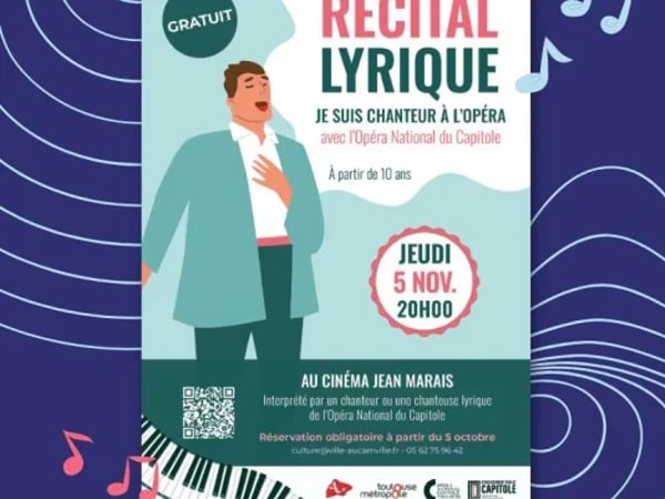 Récital lyrique avec un chanteur de l'Opéra