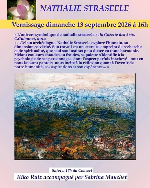 Exposition de peintures de Nathalie Straseele