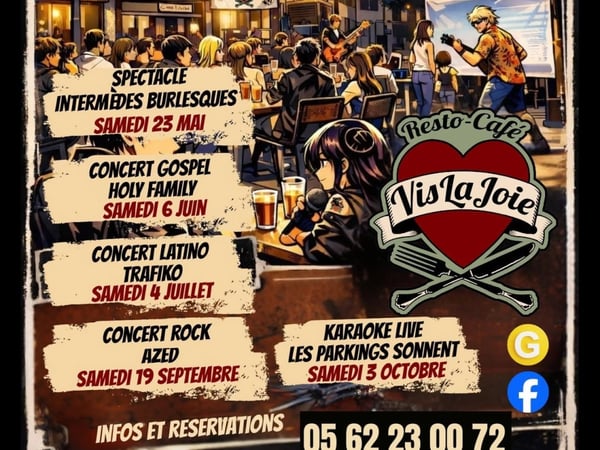 Programmation estivale Vis la Joie