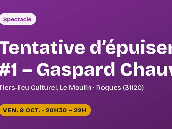 Tentative d'épuisement #1