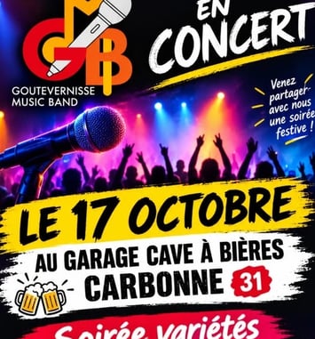 Concert Goutevernisse Music Band au Garage