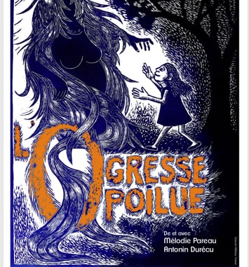 L'Ogresse poilue, théâtre musical avec masques et marionnettes – familial