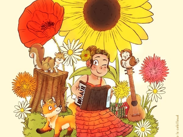 La fée des fleurs et le jardin magique