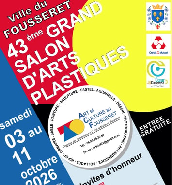 43e Salon d'arts plastiques du Fousseret