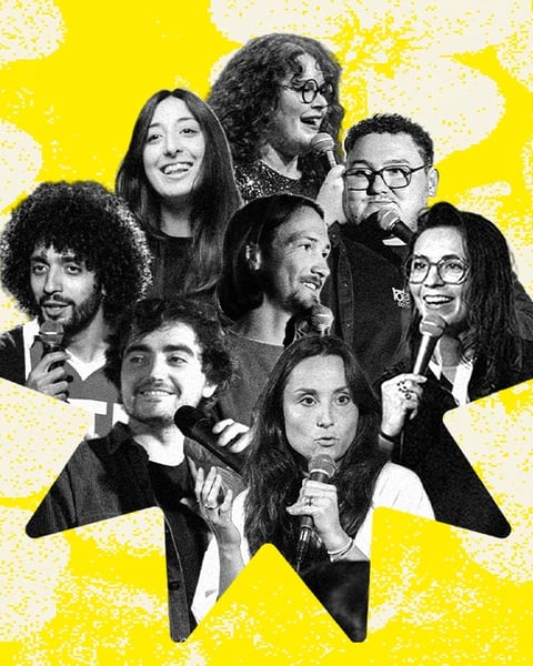 Tommy Bourbi, Sarah Maau, Théo Sanchez, Margaux Saulal, Sarah Frassanito, Matthis Bligny, Manouchon, Bilal Salmi, Ma région a de l'humour