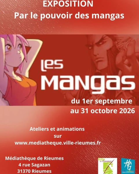 Exposition par le pouvoir des mangas