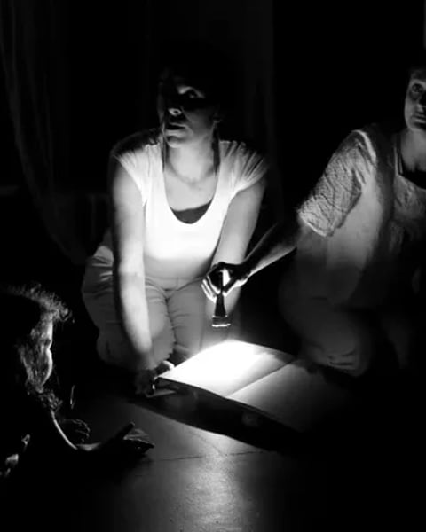Petits mondes lumineux, Cie Les Bricoleuses