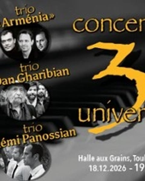 3 trios, 3 univers : classique, musiques du monde et jazz