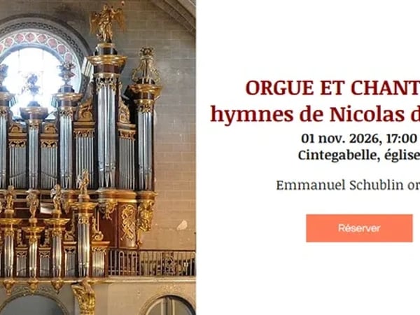 Orgue et chant Cinq hymnes de Nicolas de Grigny