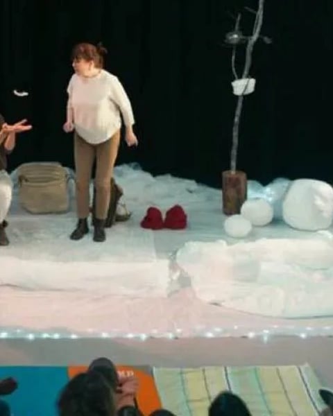 Neige vole