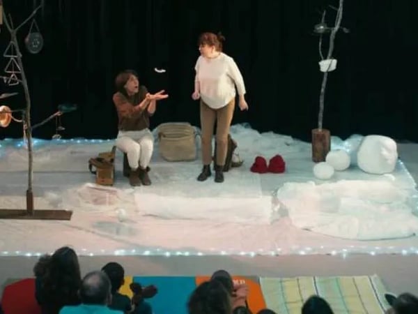 Neige vole