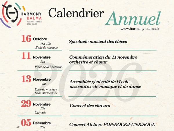 Concert des ensembles et groupes d'Harmony Balma