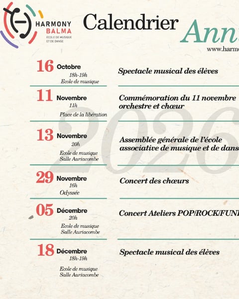 Concert des chœurs d'Harmony Balma
