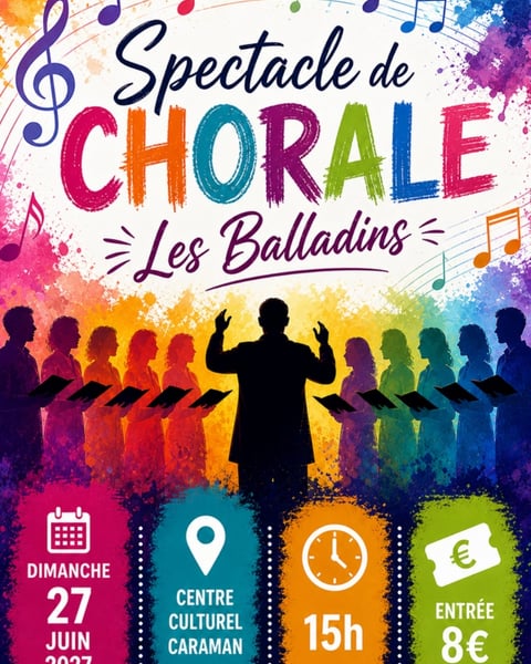 Spectacle de chorale des Balladins