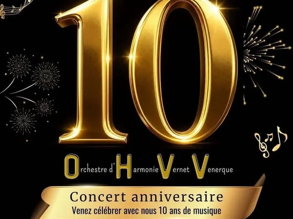 Concert anniversaire de l'Orchestre d'Harmonie du Vernet