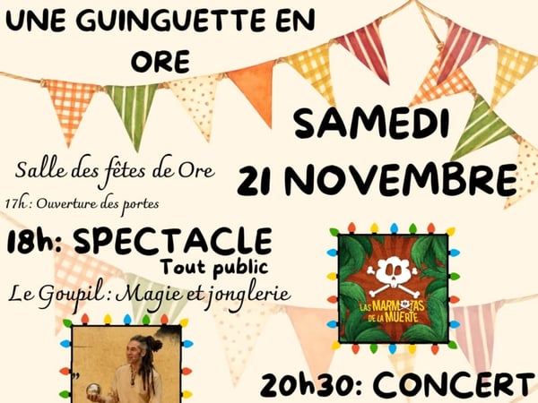 Soirée festive "Une Guinguette en Ore"